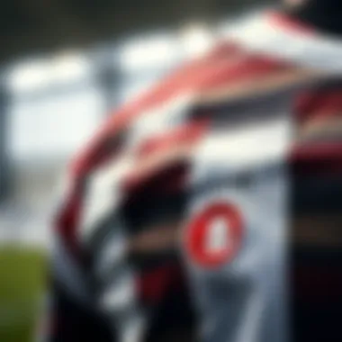 The intricate design elements of the 120th anniversary Beşiktaş jersey.