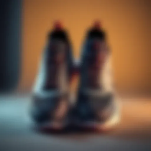 Sleek athletic shoe design showcasing modern aesthetics