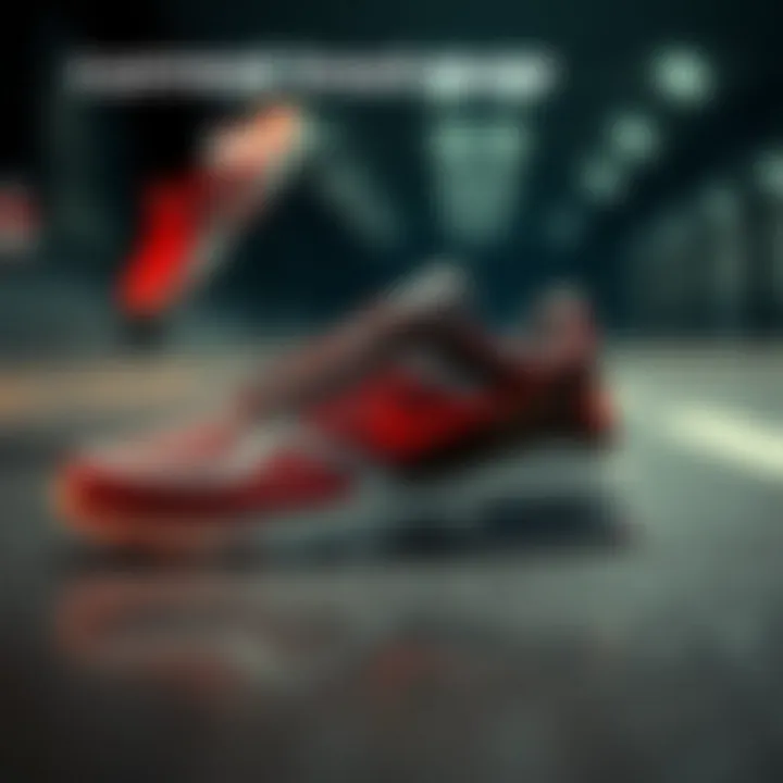 Stylish collection of sports footwear reflecting current trends