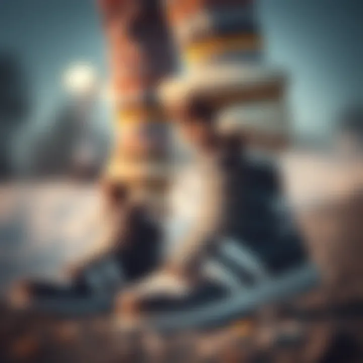 Winter Fashion with Adidas Boots Fashionable winter outfit featuring Adidas boots