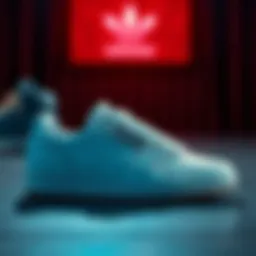 Classic silhouette of Adidas Forum showcasing its timeless design.