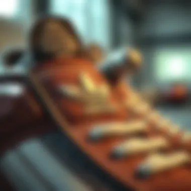 Close-up of Adidas Forum's detailing emphasizing craftsmanship.