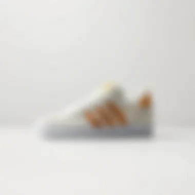 Adidas Forum Low Beige displayed on a clean, minimalist surface