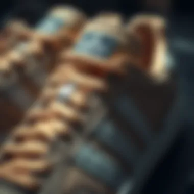 Close-up of the Adidas Forum Low detailing and craftsmanship