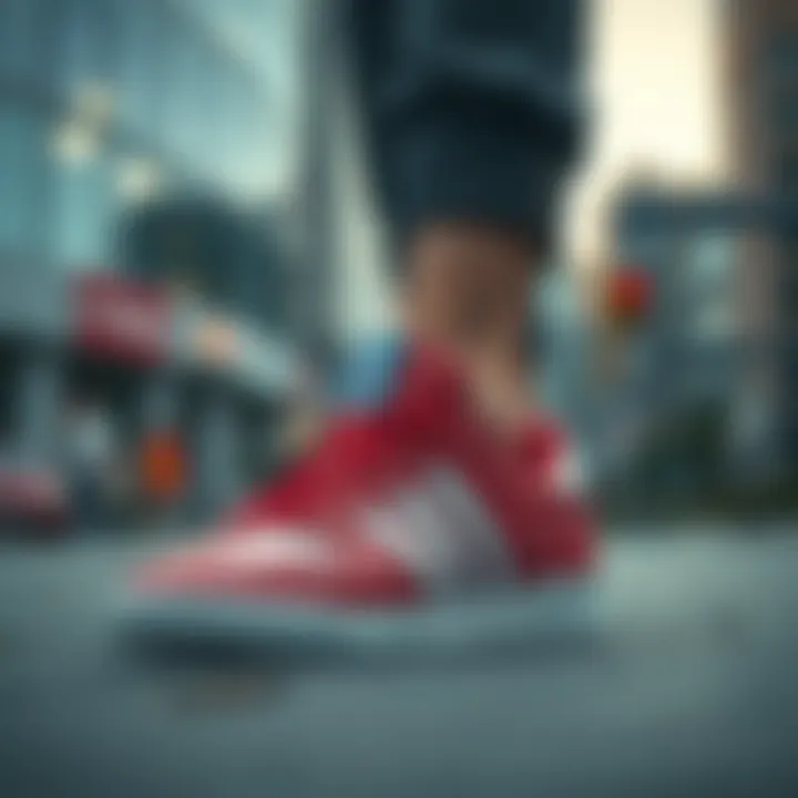 Adidas Forum Low sneakers in an urban environment