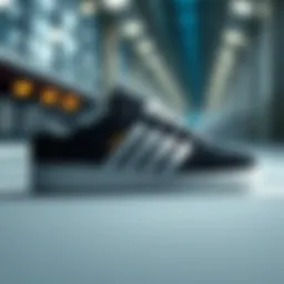 Stylish Adidas Grand Court shoes displayed on a modern background