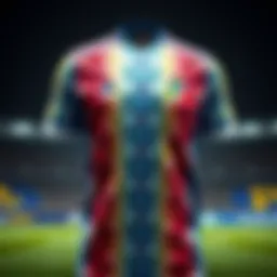 Adidas Italy jersey design showcasing intricate patterns and vibrant colors