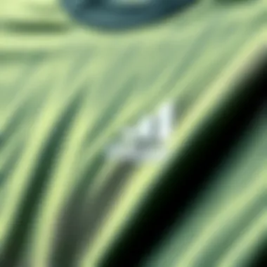 Detail of fabric used in Adidas Italy jersey emphasizing breathability and comfort