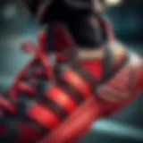 Close-up view of Adidas Ozweego Beyaz showcasing its intricate design details