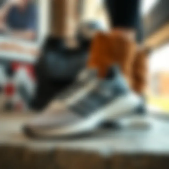 Adidas Ozweego Beyaz displayed against a backdrop of lifestyle elements