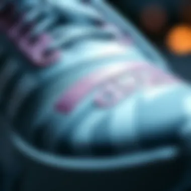 Innovative Design Features Close-up of the innovative design elements of adidas Pace shoes