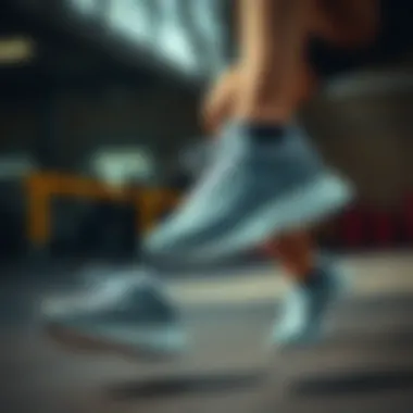 Adidas Retropy E5 in action during a workout