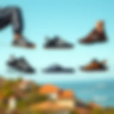 Demonstrating the versatility of Adidas sandals in various settings