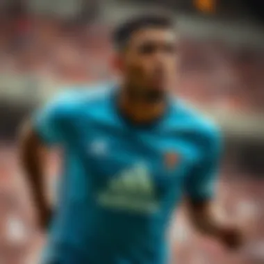 Dynamic athlete showcasing performance