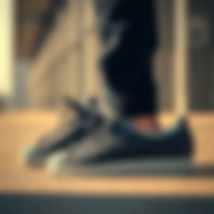 Fashionable outfit showcasing Adidas Superstar black shoes