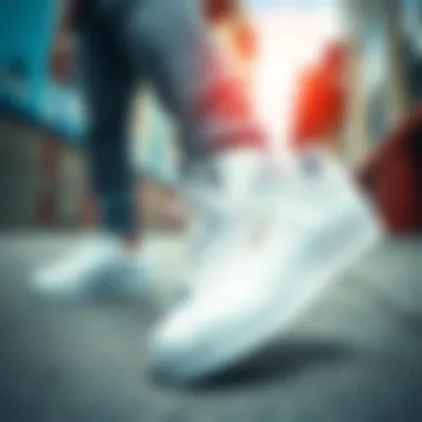 Casual Urban Outfit with adidas Superstar A stylish outfit featuring adidas Superstar shoes in a casual urban setting.