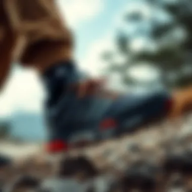 Adidas Terrex shoes being worn during an outdoor adventure