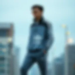 Stylish adidas tracksuit ensemble