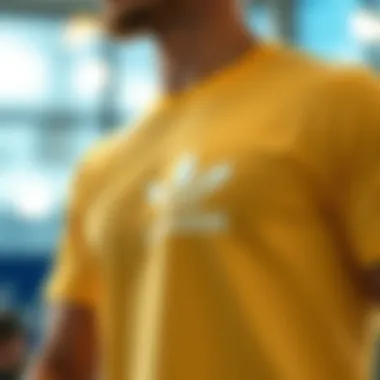The Quality of Adidas T-Shirts Stylish Adidas t-shirt showcasing quality fabric.