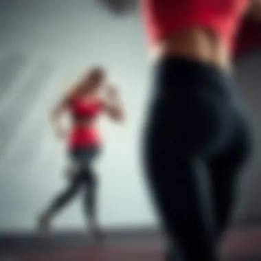 Performance of Adidas Leggings in Action Athlete demonstrating performance in Adidas leggings during workout