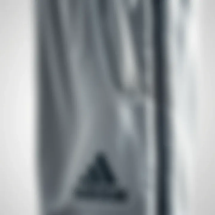 Quality Fabric of Adidas Sweatpants Close-up of high-quality fabric used in Adidas sweatpants