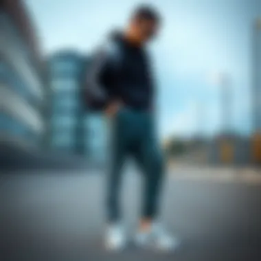 Fashionable Styling with Adidas Tracksuit Bottoms Fashionable Adidas tracksuit bottoms styled with trendy accessories