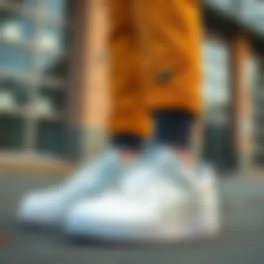 Fashion Statement with Air Force Nike Siyah Fashionable outfit complemented by Air Force Nike Siyah