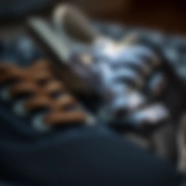 Vans Product Details Close-up of Vans products highlighting materials and design.