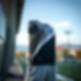 Dynamic training top showcasing advanced fabric technology