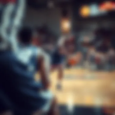 Power Forward setting up a play