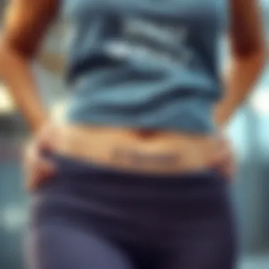 Image showing effective management strategies for waist fat