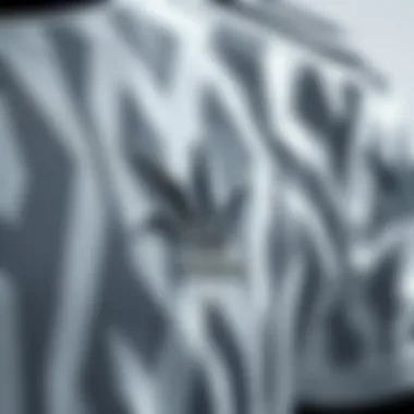 Close-up view of Beşiktaş jersey design details