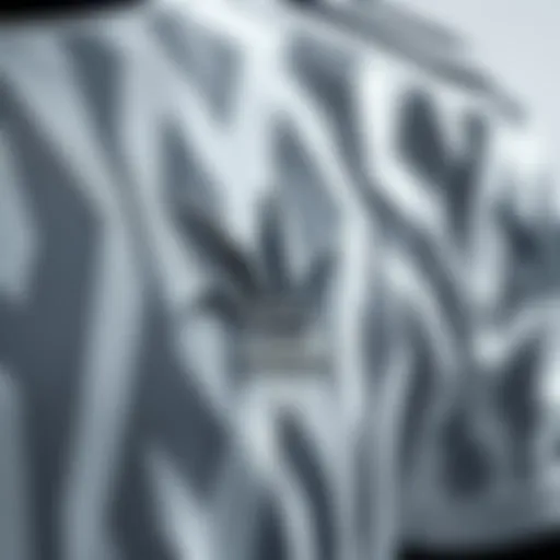 Close-up view of Beşiktaş jersey design details