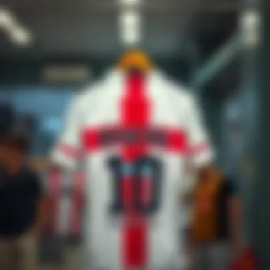 Stylish Beşiktaş jersey displayed on a hanger