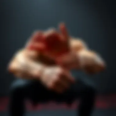 Stretching wrists for improved flexibility