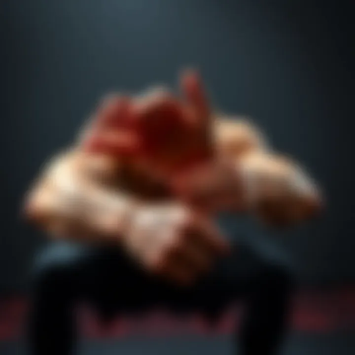 Stretching wrists for improved flexibility