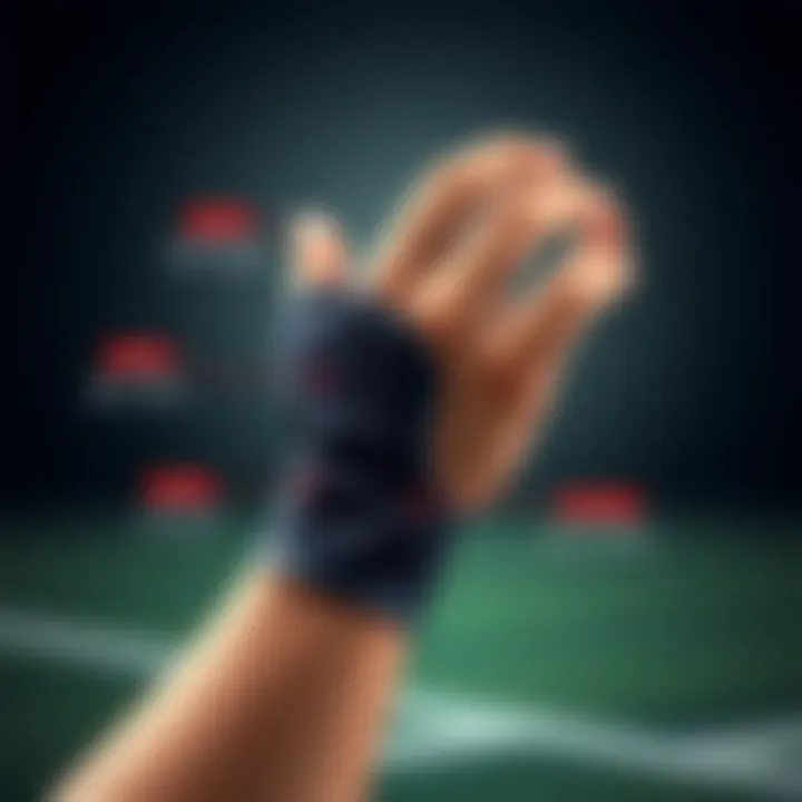 Sports Apparel for Wrist Support Diagram of appropriate sports apparel for wrist support