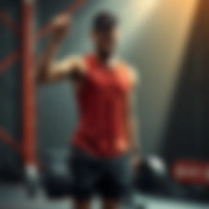 Individual overcoming fitness challenges