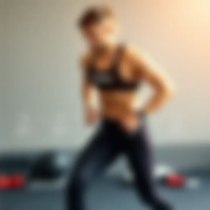 Visual representation of a fitness program timeline