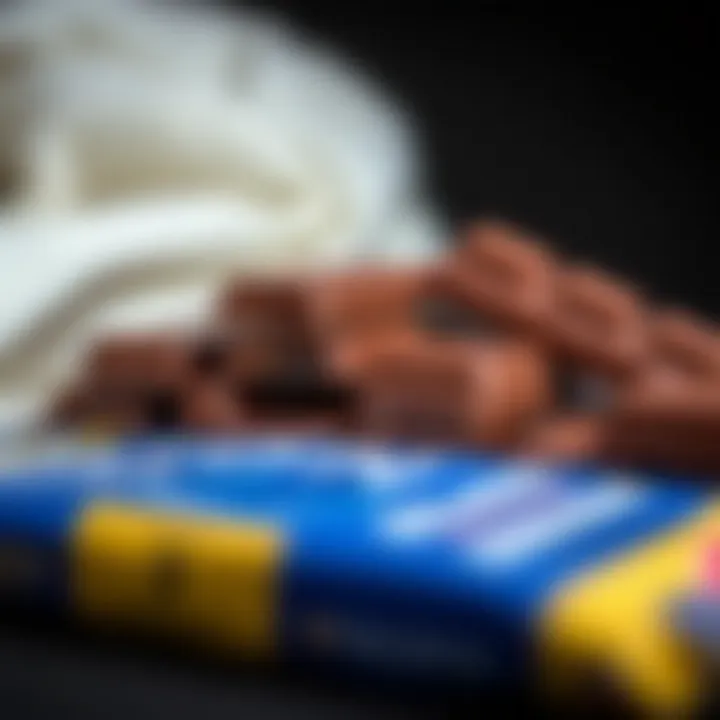 A selection of dark chocolate bars with high cocoa content