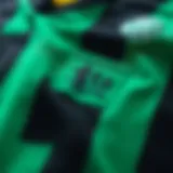 Bursaspor black jersey design details