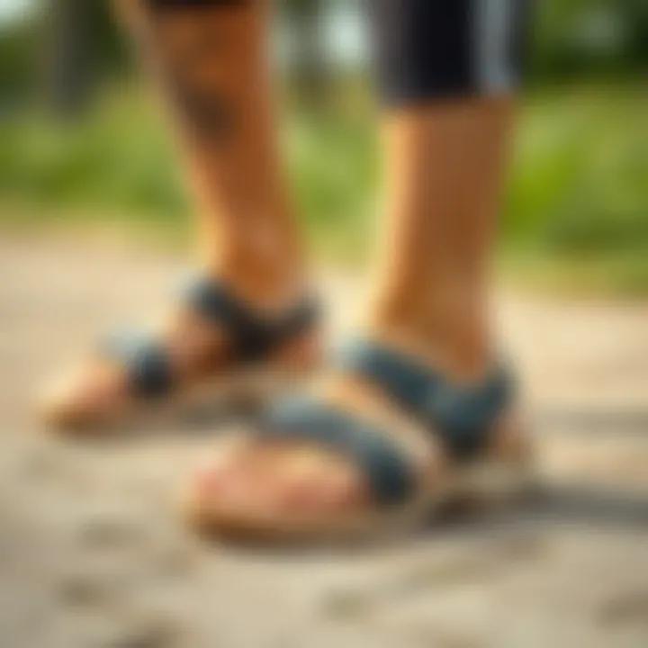 Comfortable sandals perfect for warm weather outings