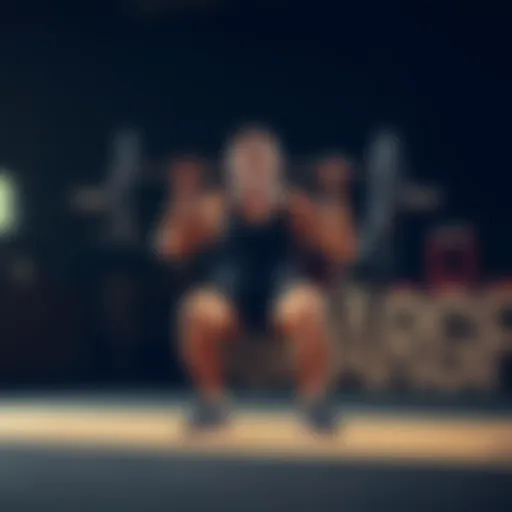 Demonstration of proper deadlift form