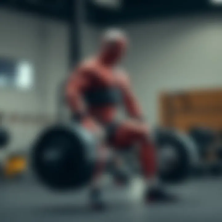 Muscle groups engaged during the deadlift