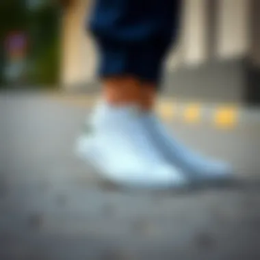 Elegant styling with Lacoste sneakers