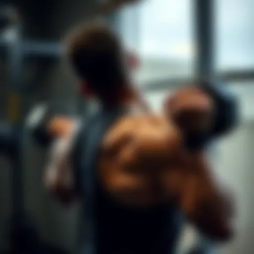 Demonstration of effective shoulder workout techniques