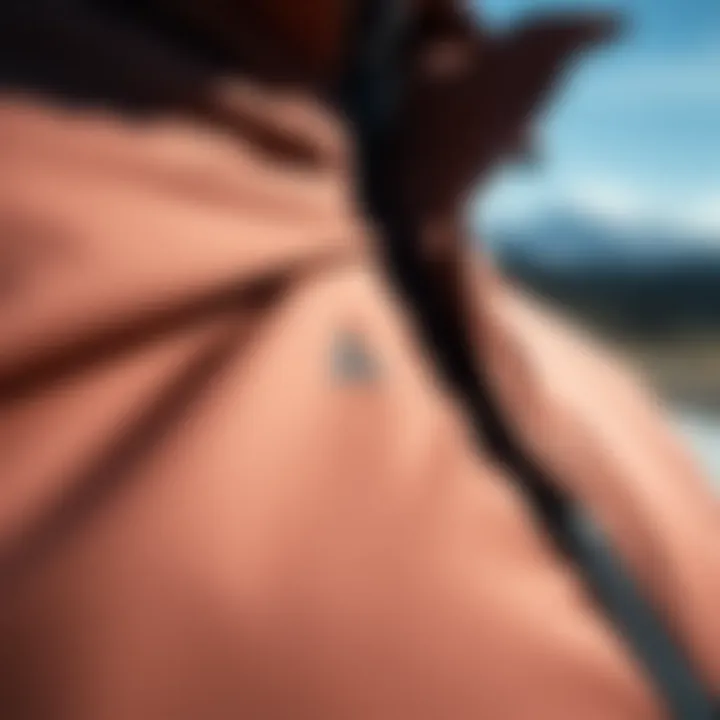 Fabric Quality in Anorak Jackets Close-up of high-quality fabric used in anorak jackets