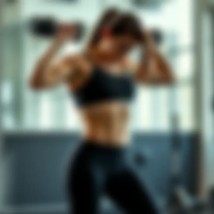 Dynamic workout session focusing on core strength