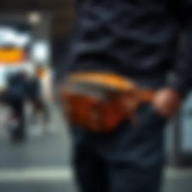 Versatility of Leather Belt Bags in Urban Fashion Versatile leather belt bag in an urban setting