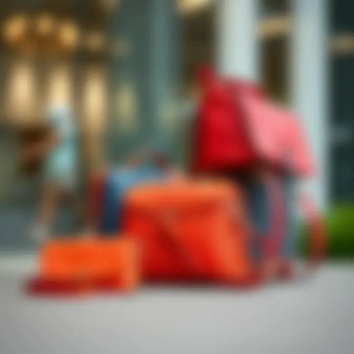 Fashionable color combinations for shoulder bags